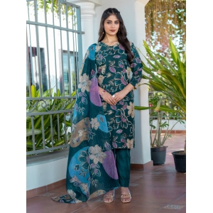 Fully Stiched Cotton Kurti Pant Dupatta